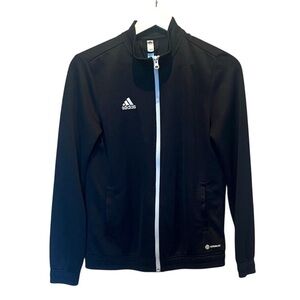 Adidas Kids Entrada 22 Track Jacket Football Soccer Black Size Large 13-14